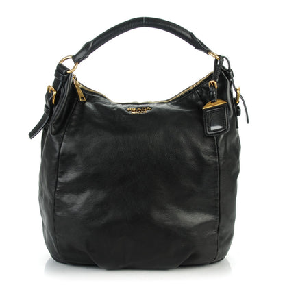 Prada Soft Calf Hobo Nero Black 1 of 8