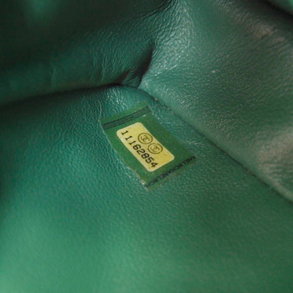 Chanel Calfskin Perforated East West Flap Green 11 of 11