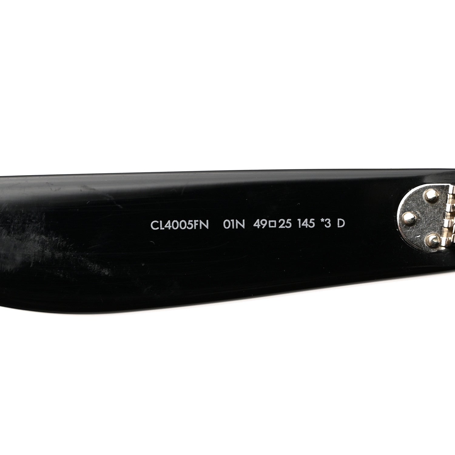 Celine Oversized Round Sunglasses CL4005FN Black 6 of 9