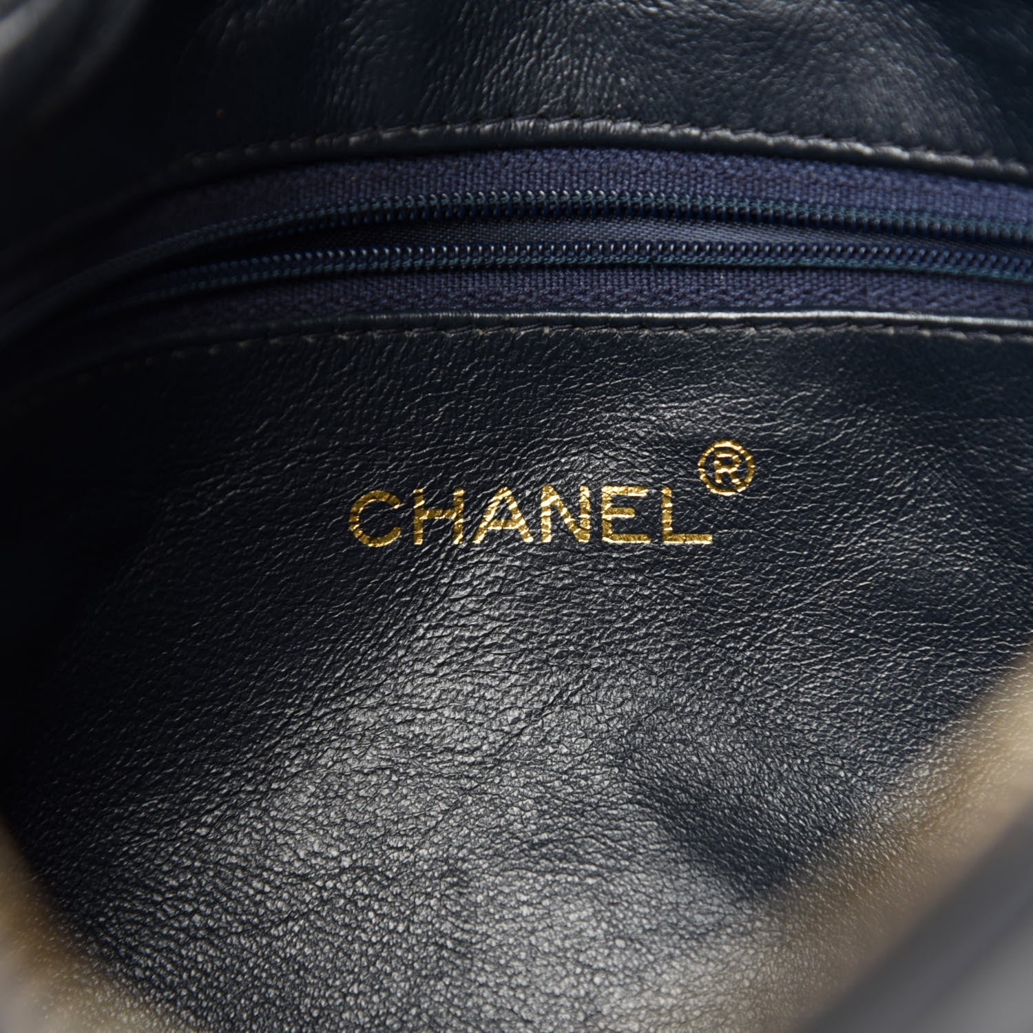 Chanel Lambskin Quilted CC Tassel Camera Case Navy 8 of 11