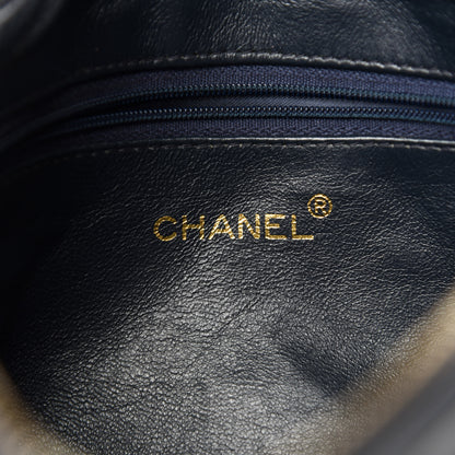 Chanel Lambskin Quilted CC Tassel Camera Case Navy 8 of 11