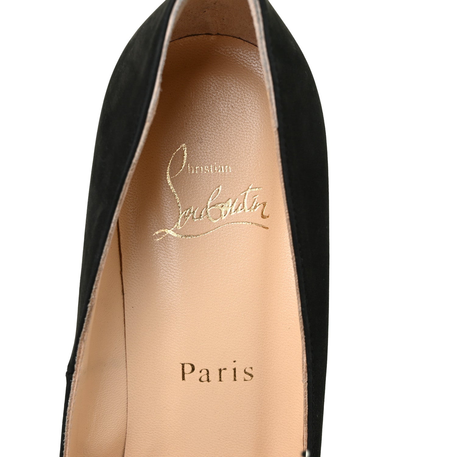 Christian Louboutin Suede Simple 85 Pumps 38 Black 7 of 8