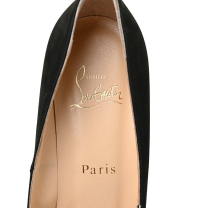 Christian Louboutin Suede Simple 85 Pumps 38 Black 7 of 8