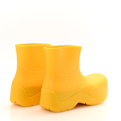 Bottega Veneta Rubber Puddle Ankle Boots 39 Egg Yolk 5 of 8