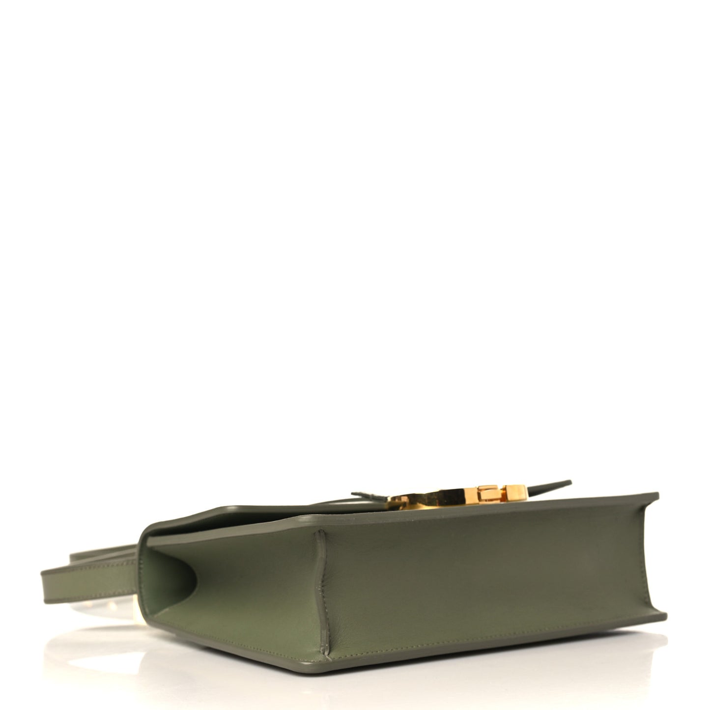 Smooth Calfskin 30 Montaigne Flap Bag Mint Green