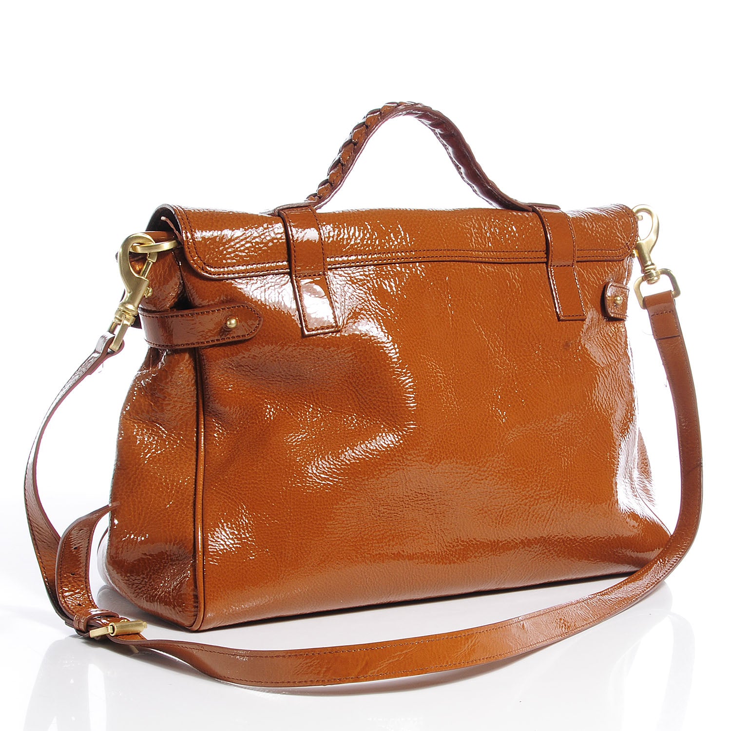 Mulberry Patent Oversized Alexa Oak 3 of 14
