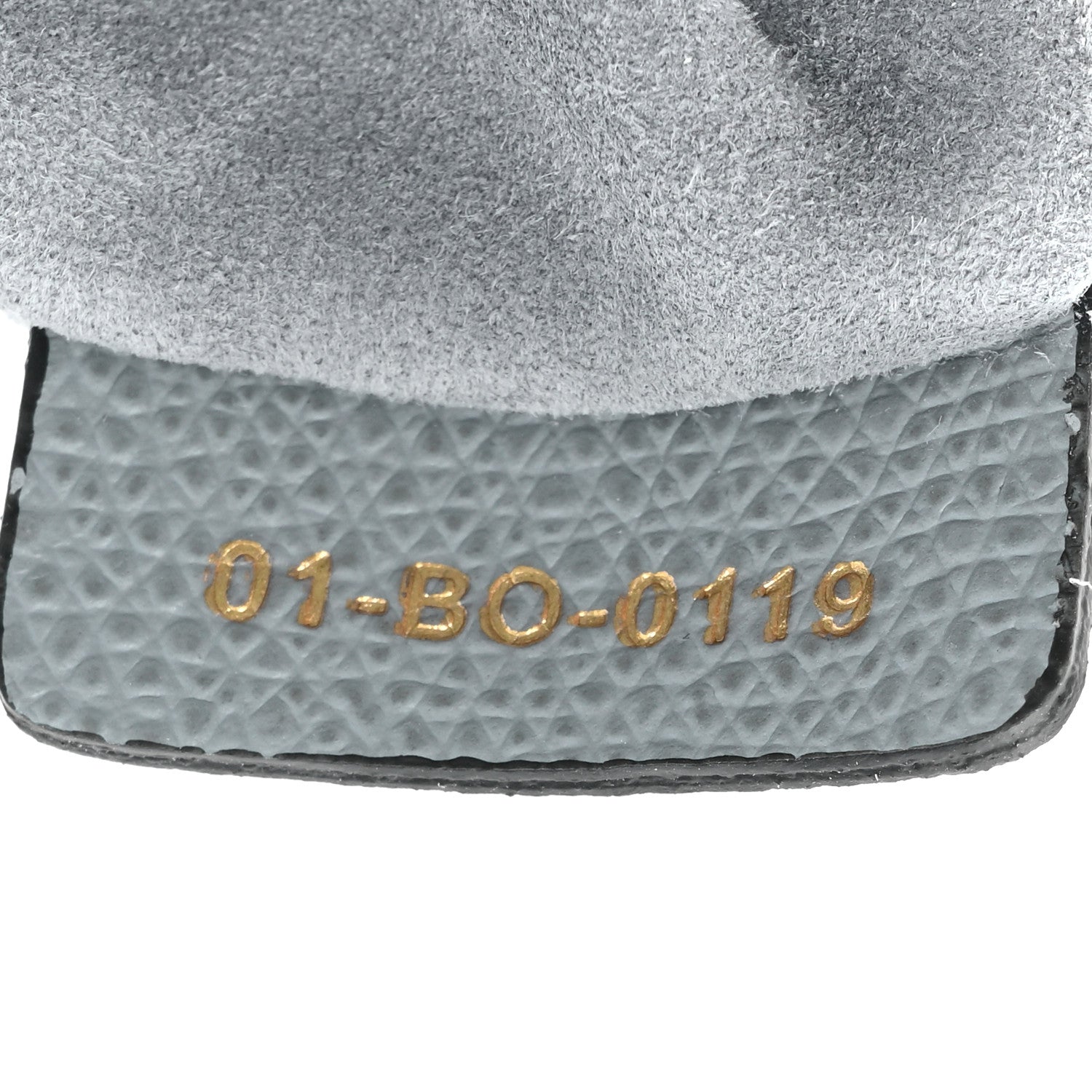 Christian Dior Grained Calfskin Mini Saddle Bag Sky Blue 7 of 13