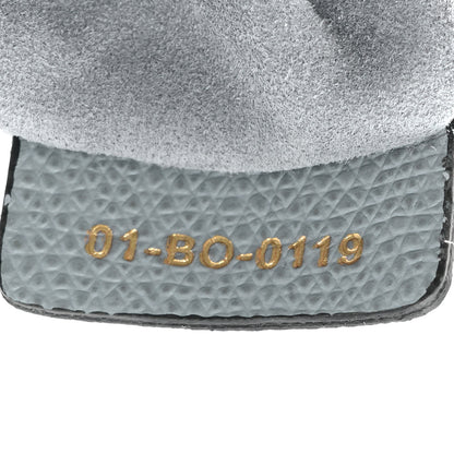 Christian Dior Grained Calfskin Mini Saddle Bag Sky Blue 7 of 13