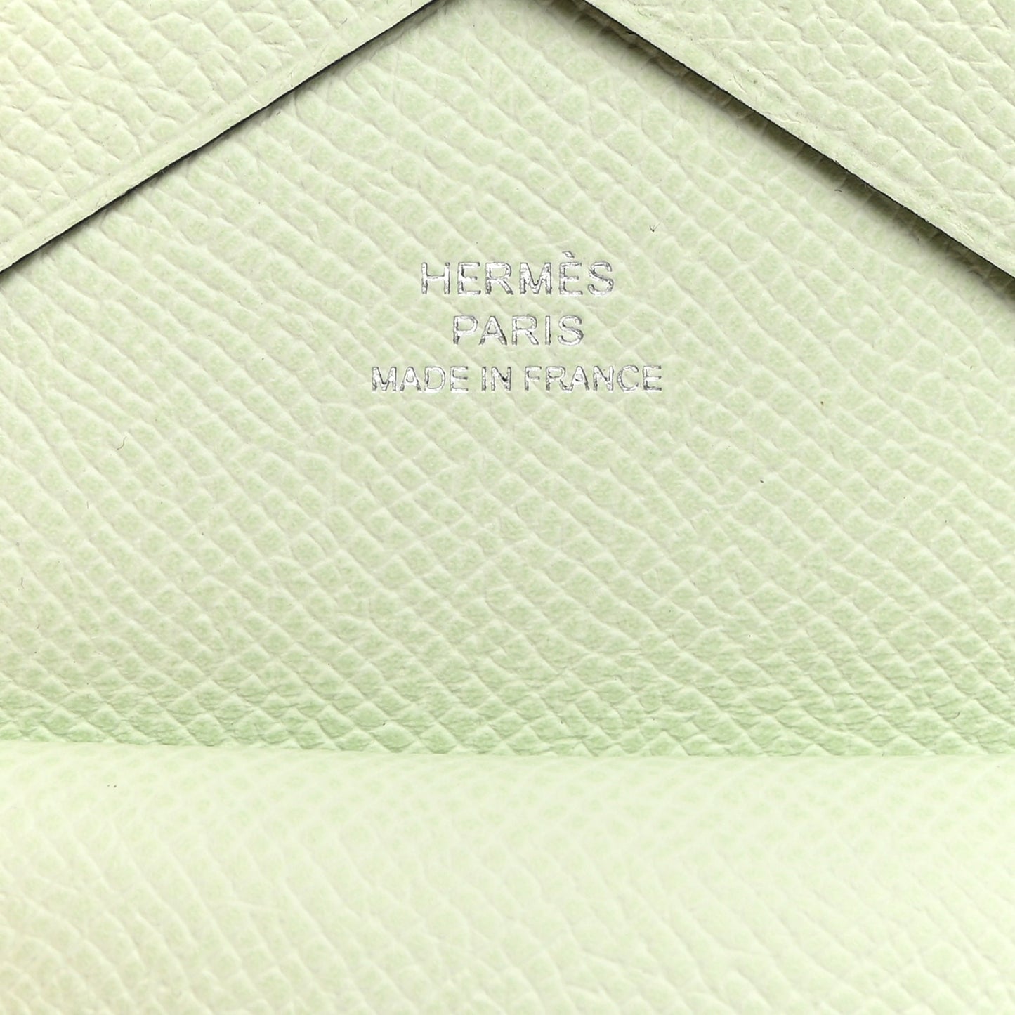Epsom Calvi Duo Card Case Vert Fizz