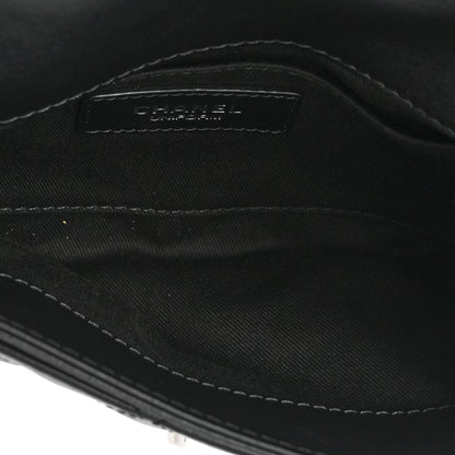 Chanel Calfskin Quilted CC Uniform Flap Belt Bag Black 5 of 9