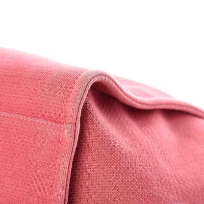 Chanel Canvas Large Deauville Tote Red 14 of 16