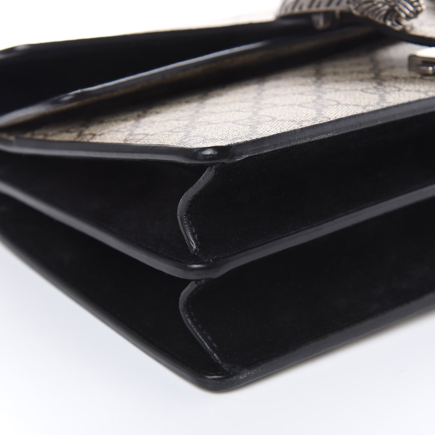 GG Supreme Monogram Small Dionysus Shoulder Bag Black