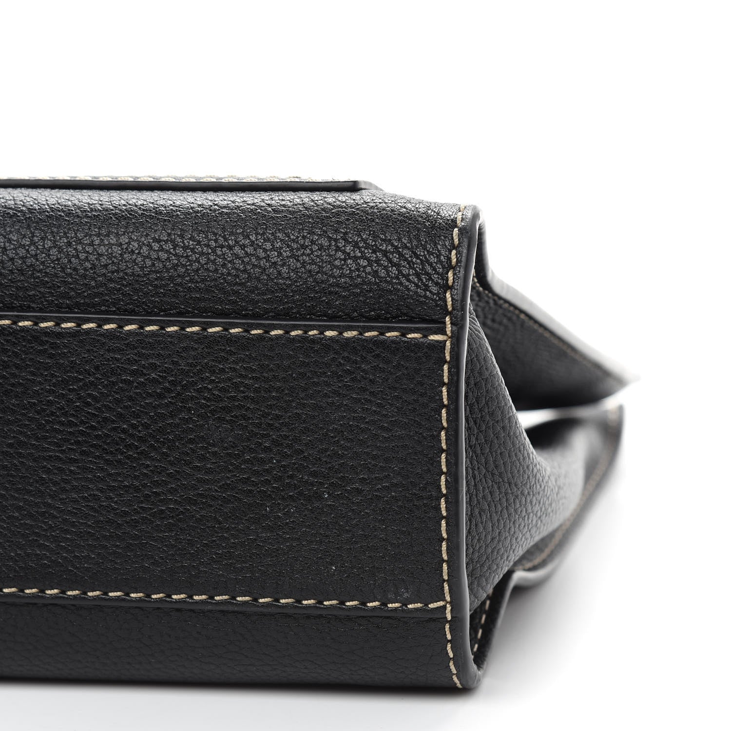 Marc Jacobs Grained Calfskin Medium Grind T Pocket Tote Black 8 of 8