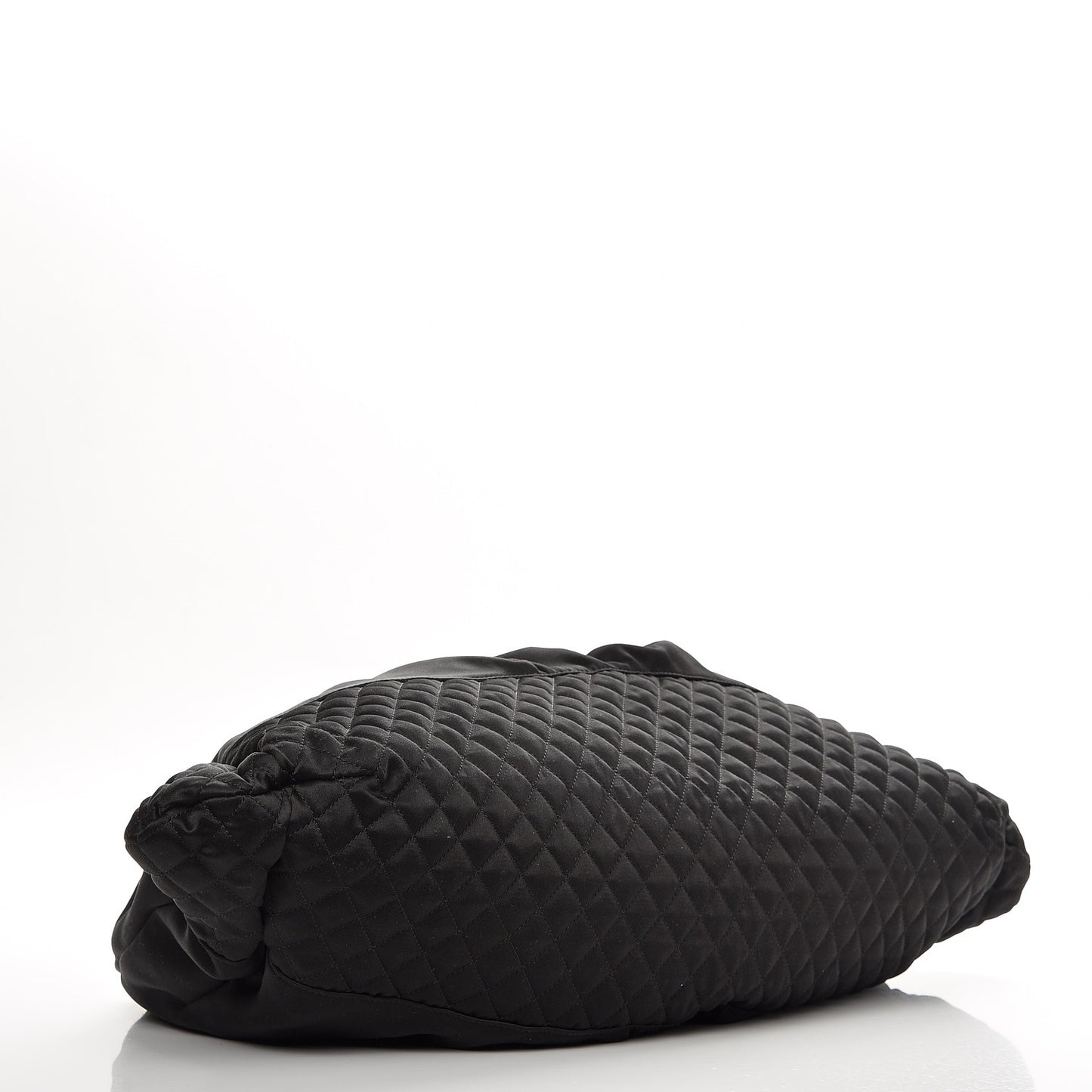 Satin Melrose Hobo Black