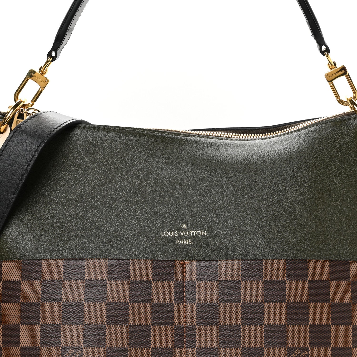 Louis Vuitton Damier Ebene Calfskin Maida Khaki 8 of 10