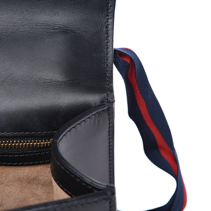 Gucci Calfskin Small Sylvie Shoulder Bag Black 13 of 15