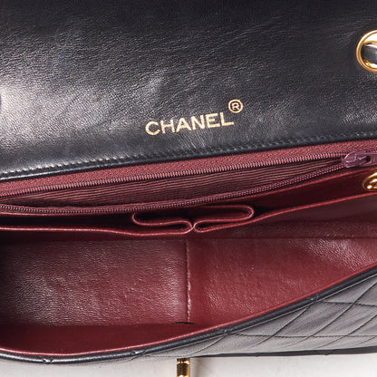 Chanel Lambskin Quilted Small Single Flap Bag Black 4 of 9