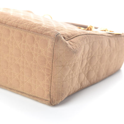 Christian Dior Nylon Cannage Medium Lady Dior Beige 13 of 13
