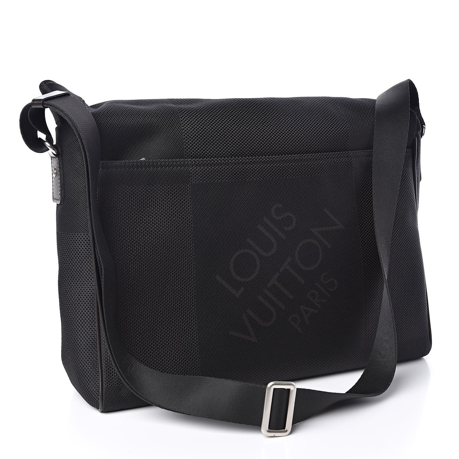 Louis Vuitton Damier Geant Petit Messenger Bag Black 3 of 9