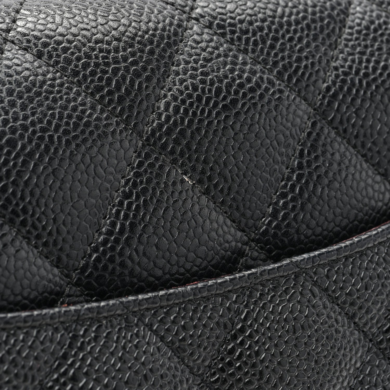 Chanel Caviar Quilted Jumbo Double Flap Black 9 of 11