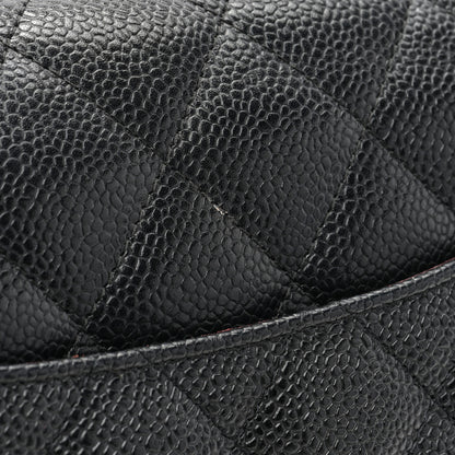 Chanel Caviar Quilted Jumbo Double Flap Black 9 of 11