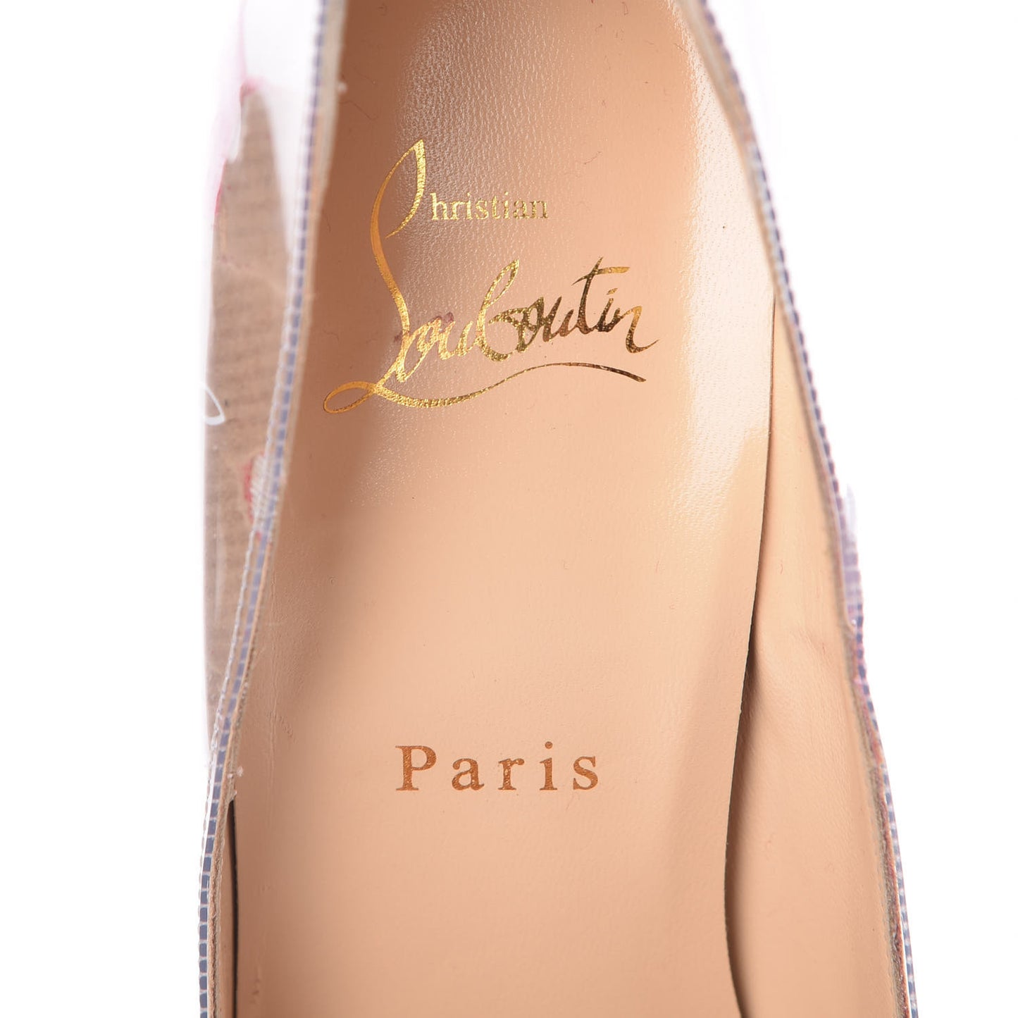 PVC Loubi Print So Kate 120 Pumps 38 Kraft