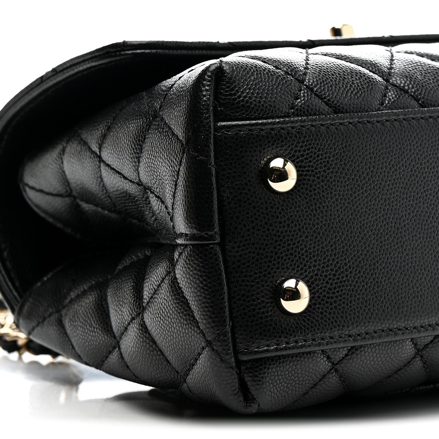 Chanel Caviar Quilted Mini Coco Handle Flap Black 9 of 11
