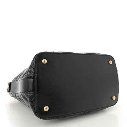 Chanel Glazed Calfskin Quilted State Of The Art Hobo Black 4 of 10