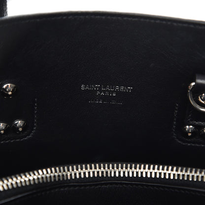 Saint Laurent Grained Calfskin Baby Sac De Jour Black 9 of 9