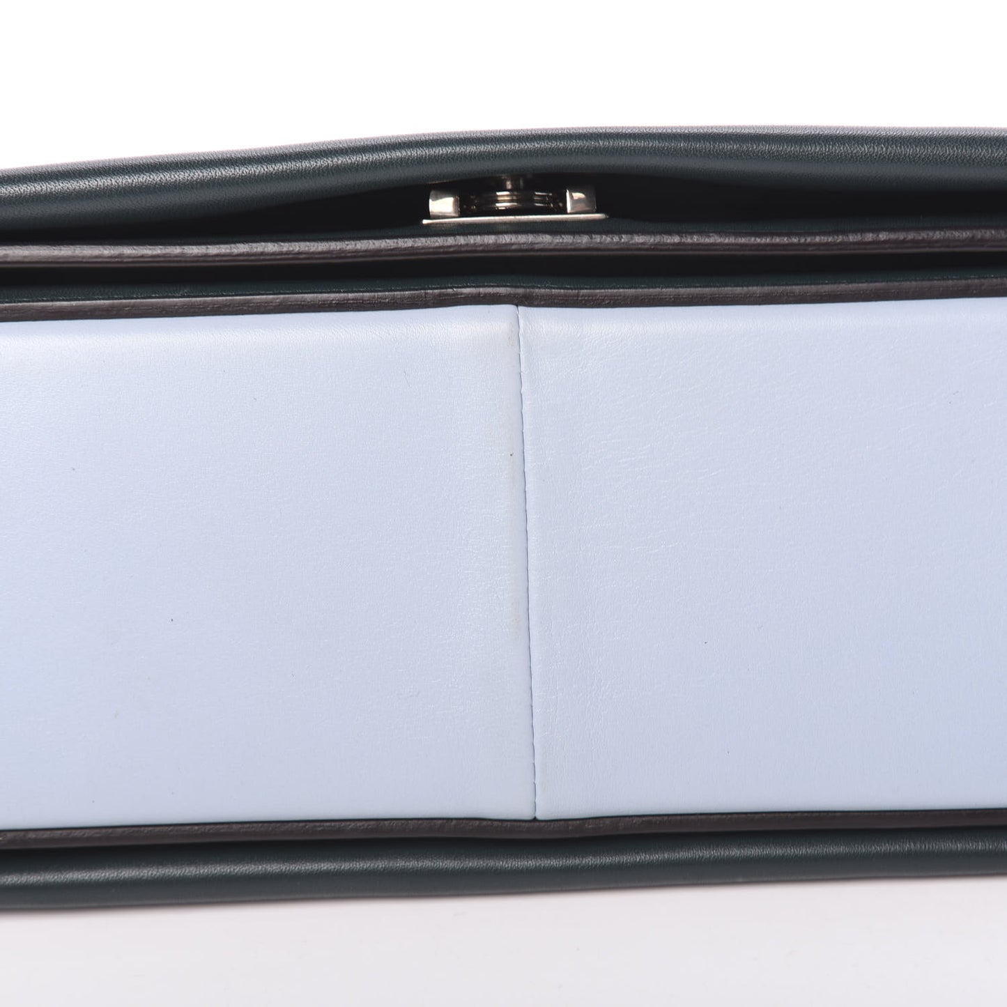 Shiny Smooth Calfskin Medium Frame Shoulder Bag