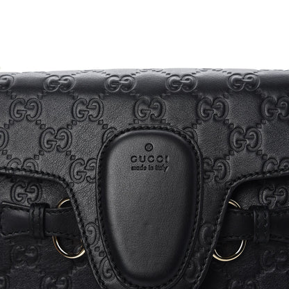 Gucci Guccissima Medium Emily Chain Shoulder Bag Black 5 of 8