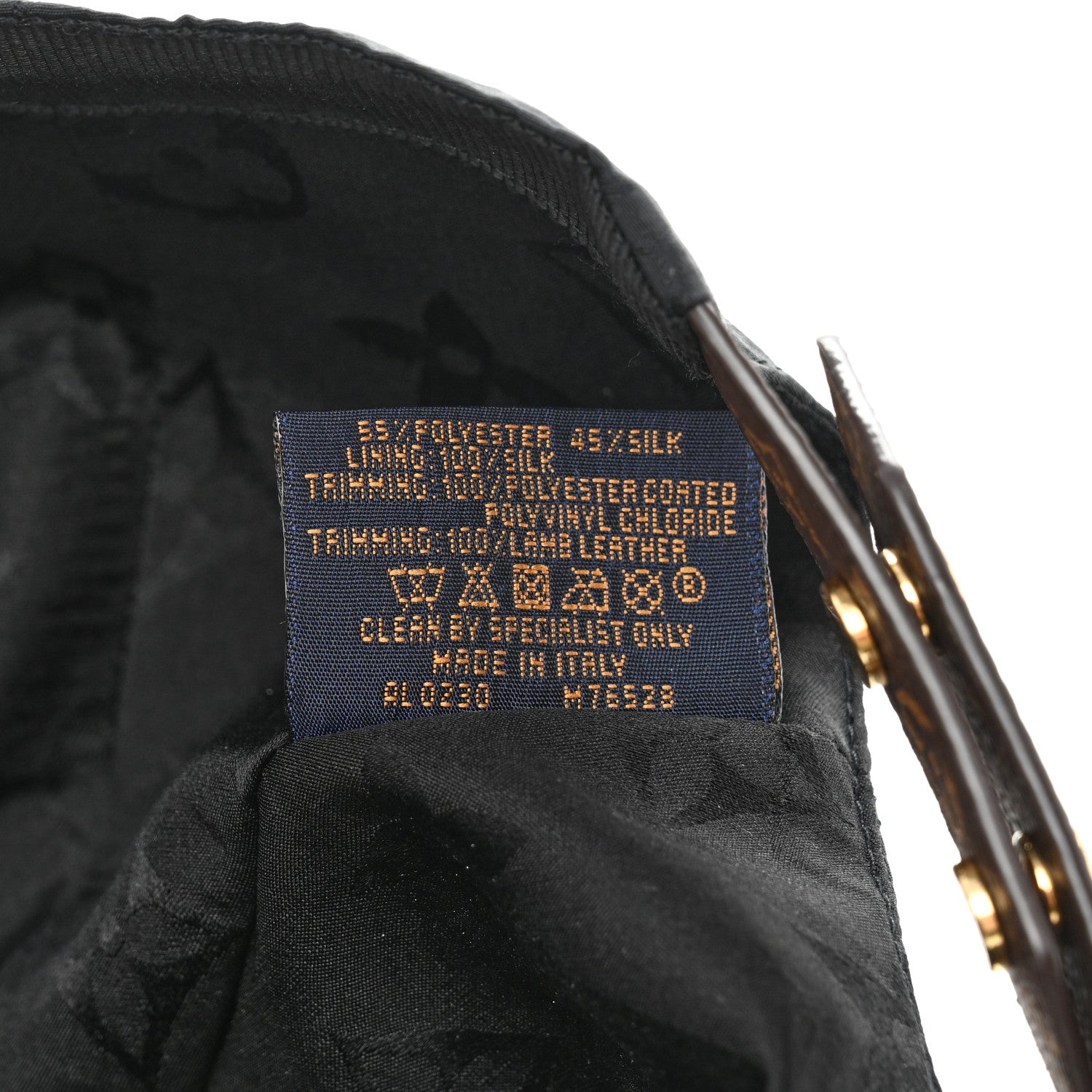 Louis Vuitton Polyester Silk Monogram LV Get Ready Cap M Black 8 of 10