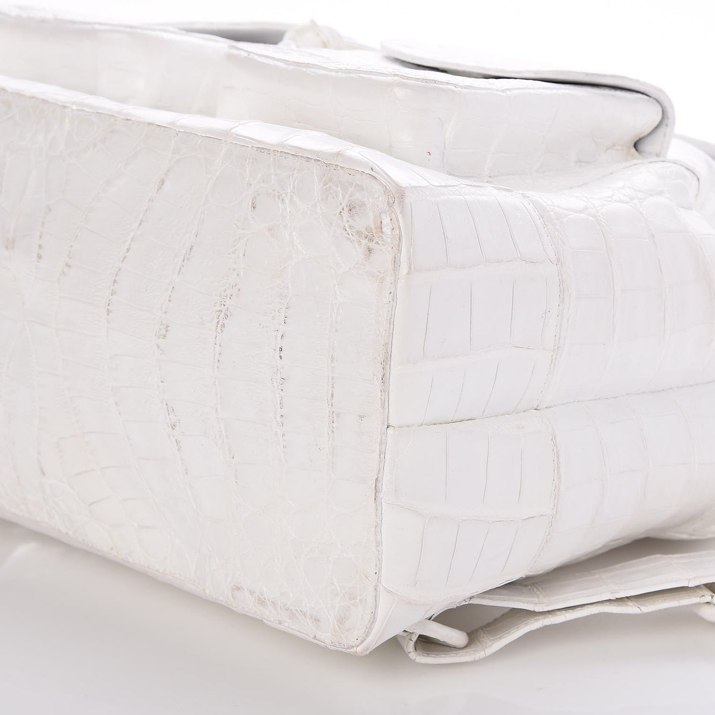 Crocodile Backpack White