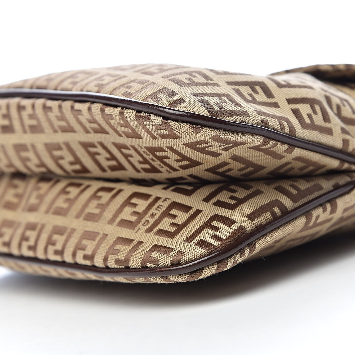 Fendi Zucchino Baguette Dark Brown 9 of 10