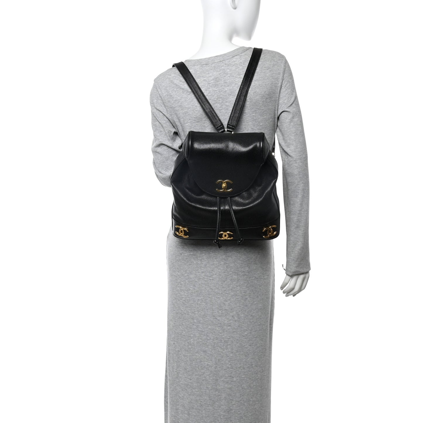 Caviar Triple CC Backpack Black