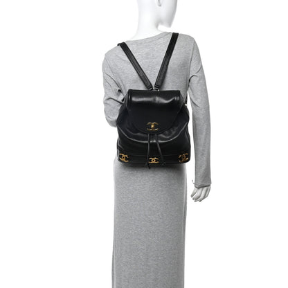 Chanel Caviar Triple CC Backpack Black 2 of 13