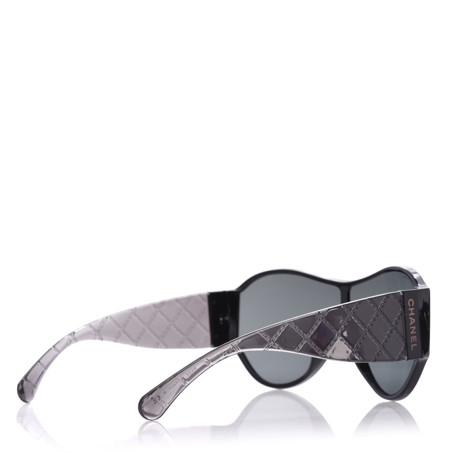 Chanel Acetate Quilted CC Sunglasses 5426 Black 4 of 8