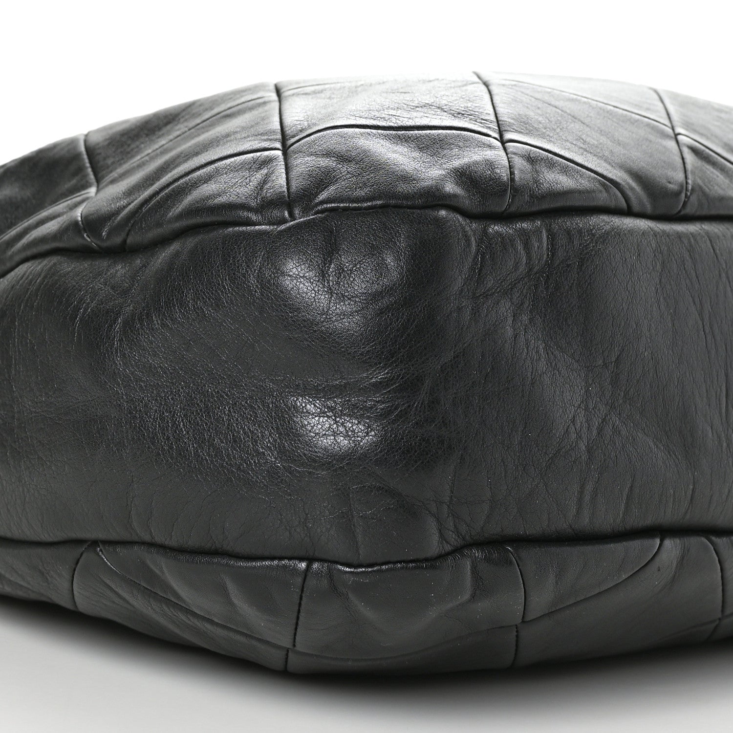 Chanel Lambskin Quilted Hobo Black 7 of 8