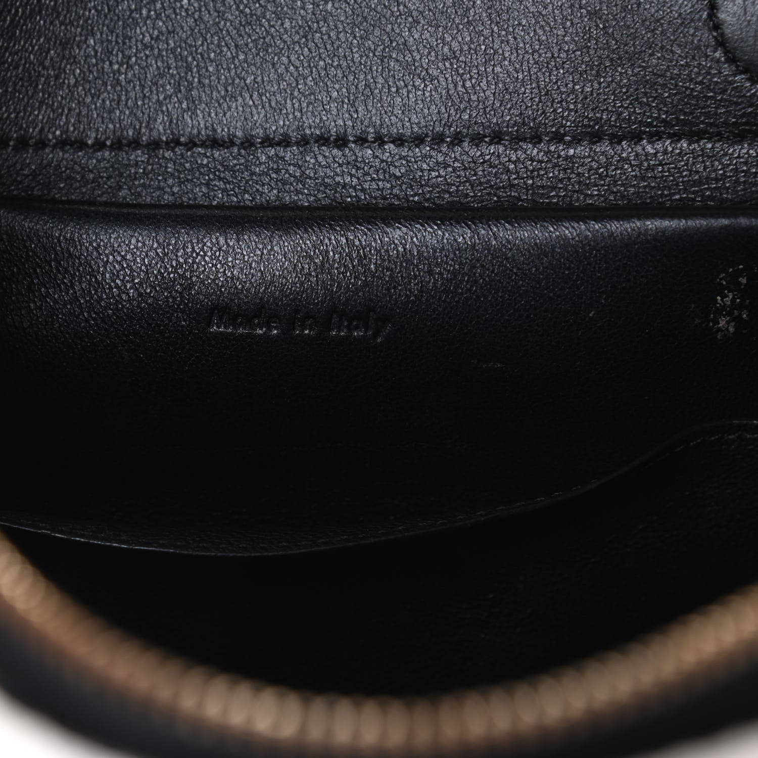 Celine Bullhide Micro Belt Bag Black White 5 of 5