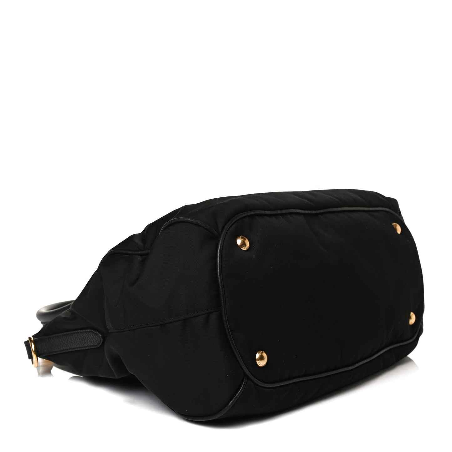Tessuto Nylon Cervo Shoulder Bag Black