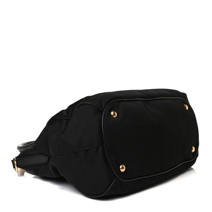Prada Tessuto Nylon Cervo Shoulder Bag Black 3 of 18