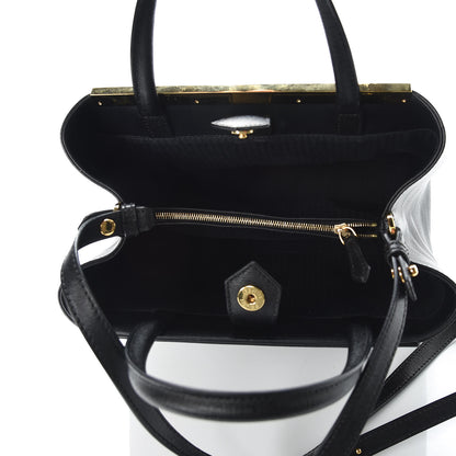 Fendi Vitello Elite Petite 2Jours Tote Black 5 of 10