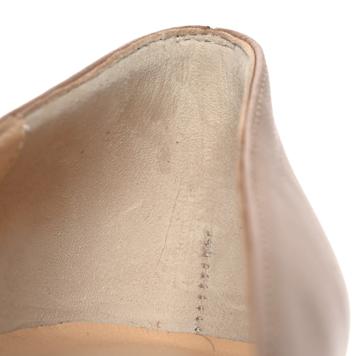 Christian Louboutin Nappa Apostrophy 85 Pumps 38.5 Nude 14 of 15