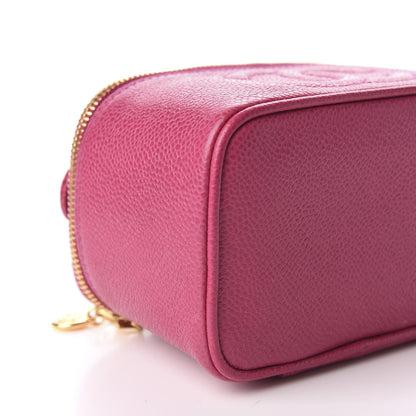 Chanel Caviar Vanity Cosmetic Case Pink 10 of 11
