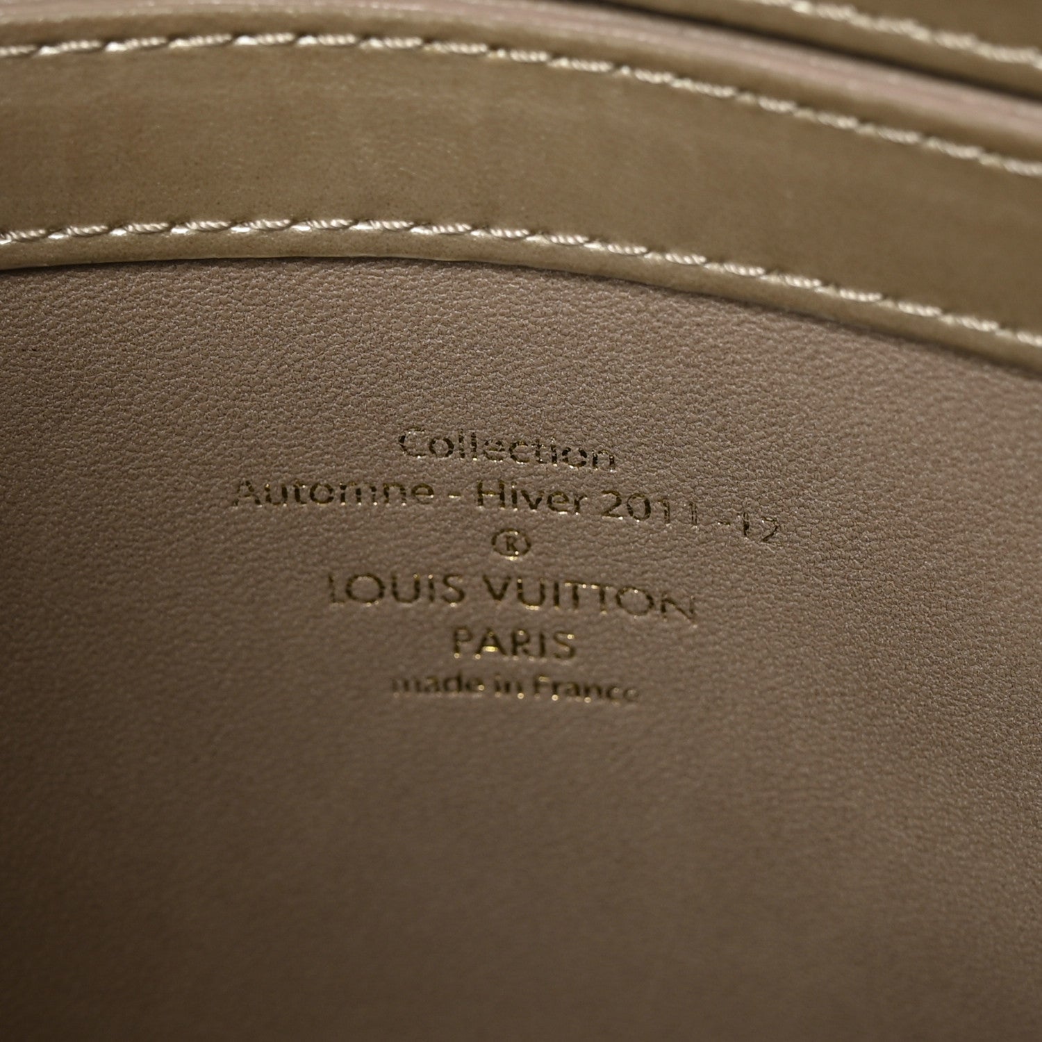 Louis Vuitton Patent Lambskin Fascination Lockit Gris 6 of 8