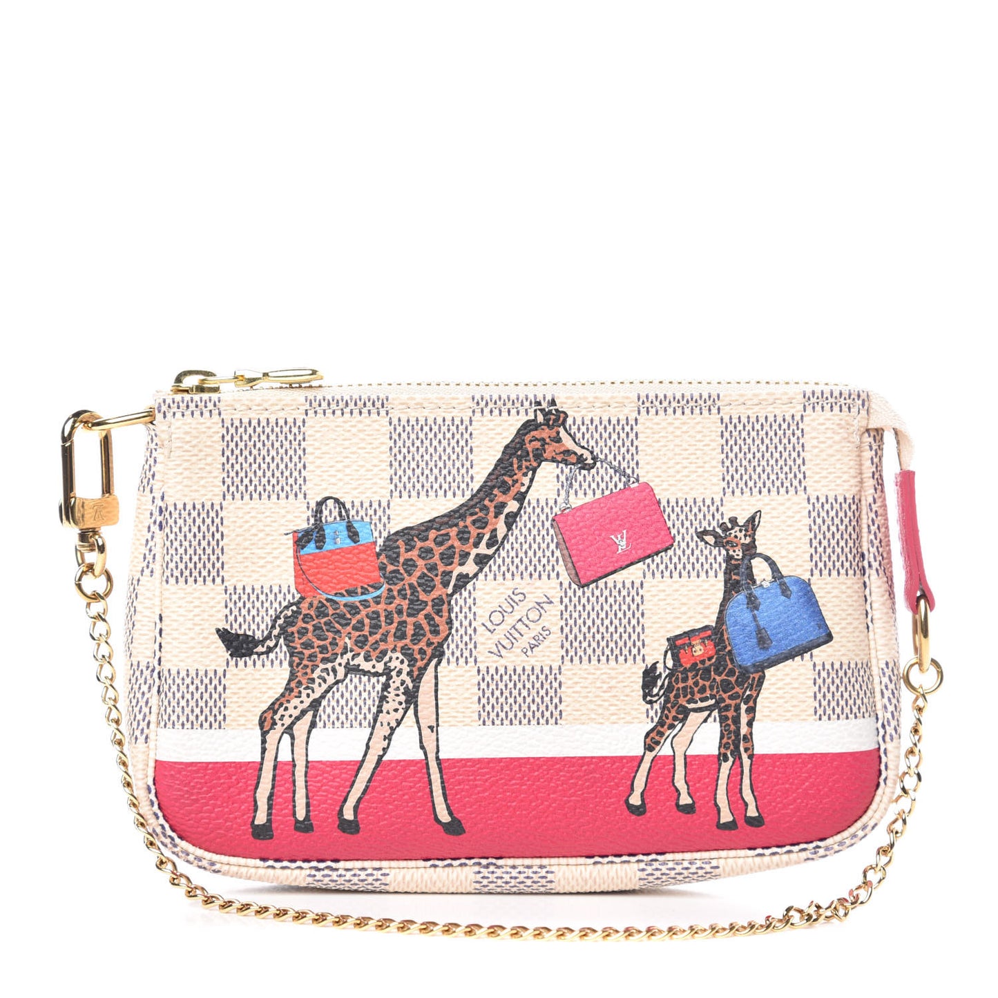 Damier Azur 2017 Christmas Animation Mini Pochette Accessories