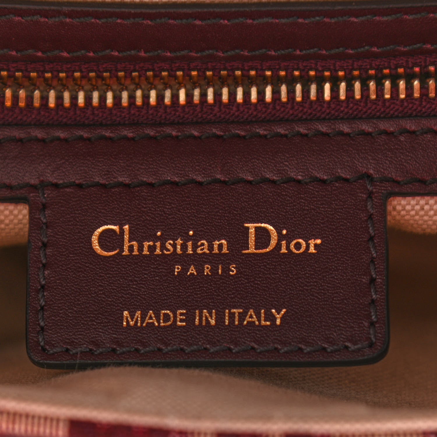 Christian Dior Oblique Saddle Bag Burgundy 6 of 9