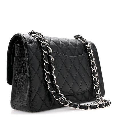 Chanel Caviar Quilted Medium Double Flap Black 3 of 11