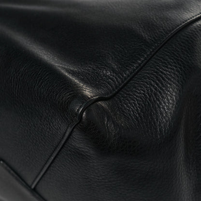 Celine Soft Grained Calfskin Small Belt Cabas Phantom Black 12 of 18