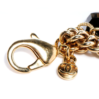 Chanel Beaded Resin Gripoix Chain Belt Black 6 of 7